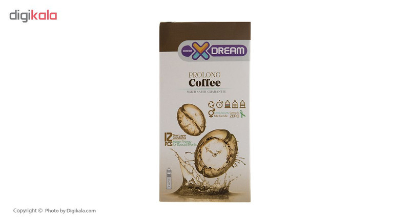 کاندوم ایکس دریم مدل Coffee بسته 12 عددی