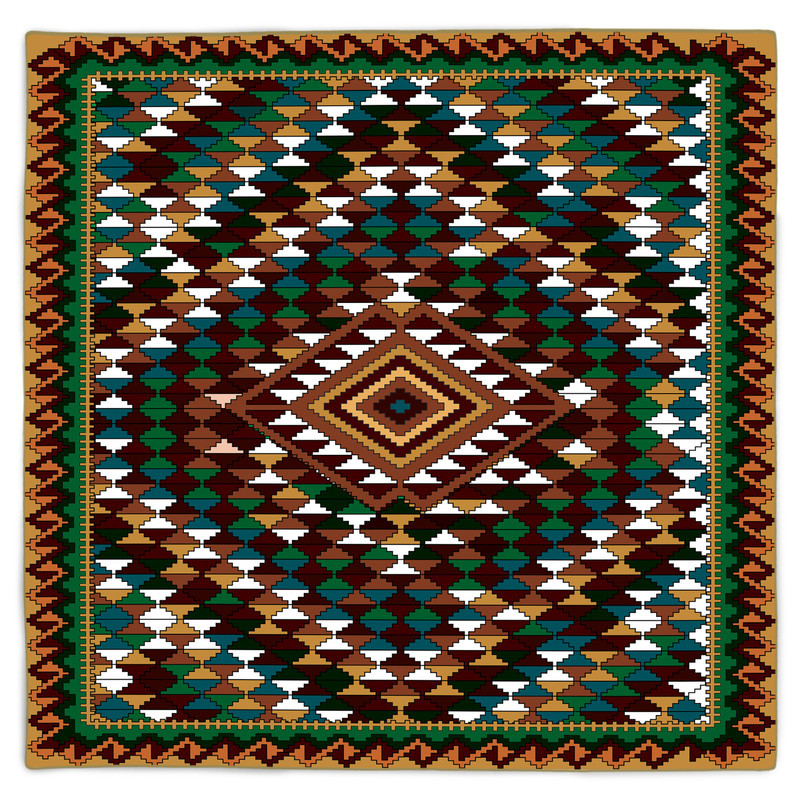 رومیزی طرح گبه کد 9224