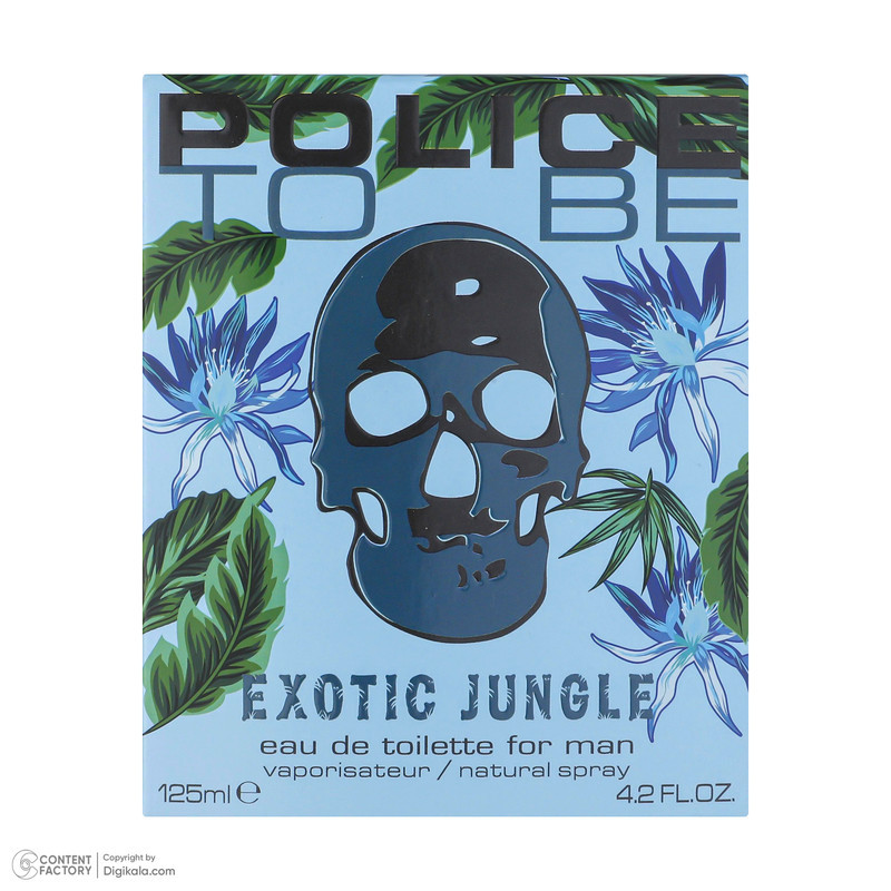 ادو تویلت مردانه پلیس مدل TO BE EXOTIC JUNGLE حجم 125 میلی لیتر