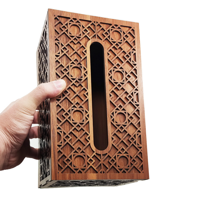 جعبه دستمال کاغذی تکچین کالا مدل MD-1