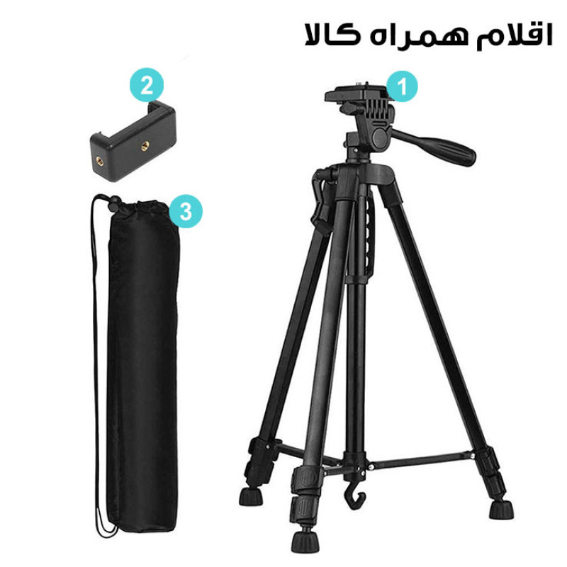 سه پایه نگهدارنده گوشی موبایل مدل TRIPOD-3366