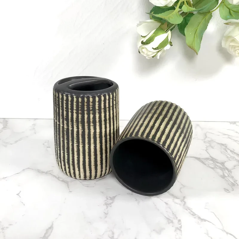 ست سرویس بهداشتی 4 پارچه طرح Zebra
