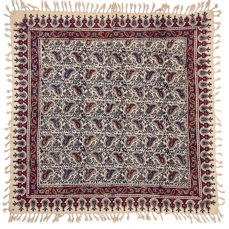 رومیزی قلمکار طرح سلسله ای کد D.100