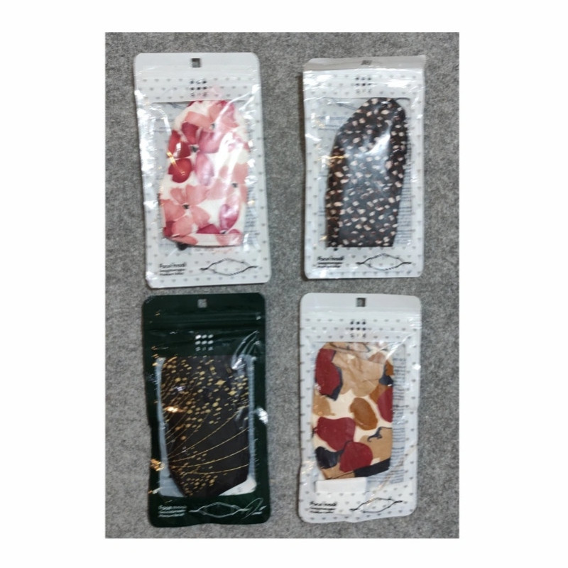 ماسک پارچه‌ای دو لایه سیکس مدل Si 21913649 بسته 4 عددی