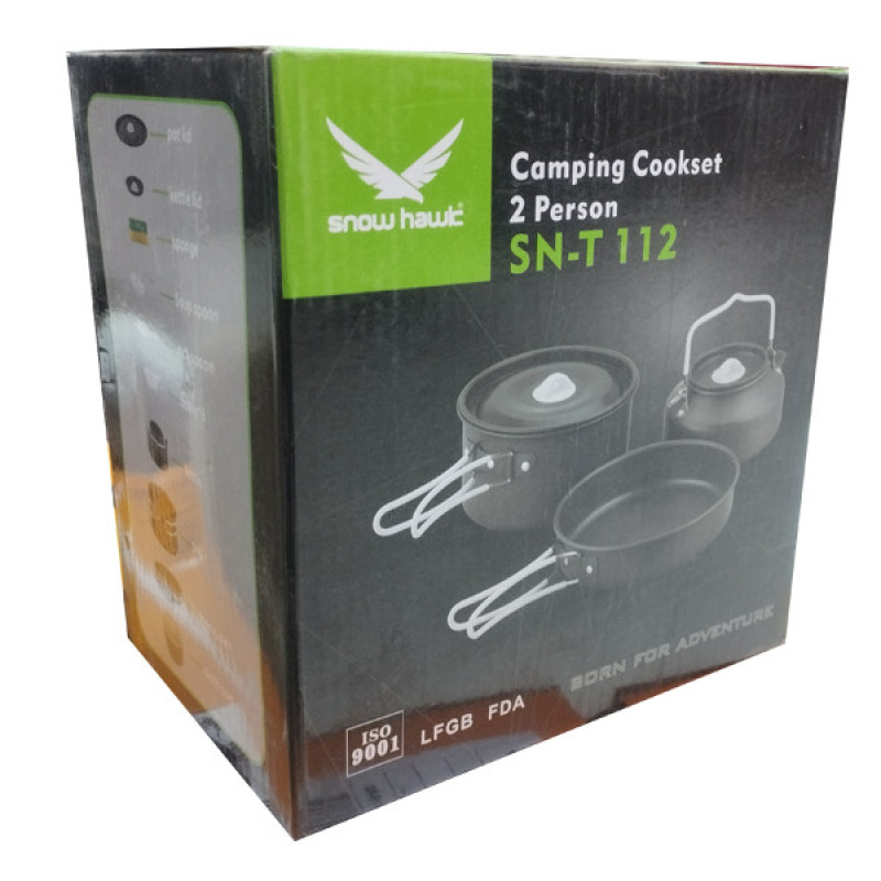 مجموعه ظروف 2 نفره کمپینگ اسنوهاوک مدل SN-T112