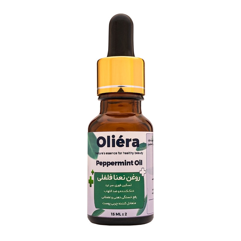 روغن نعنا فلفلی اُلیئرا مدل +A حجم 15 میلی لیتر
