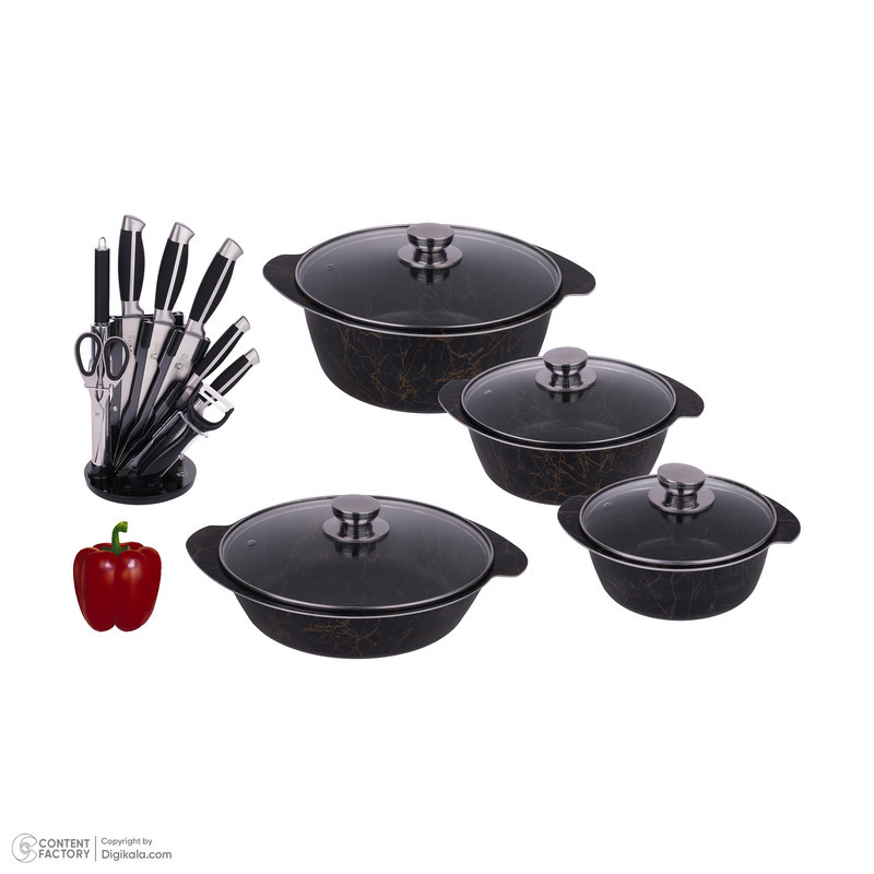 سرویس پخت و پز 19 پارچه وی آی پی شف مدل Heat resistant