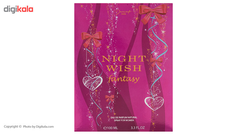 ادو پرفیوم زنانه ژک ساف مدل Night Wish Fantasy حجم 100 میلی لیتر