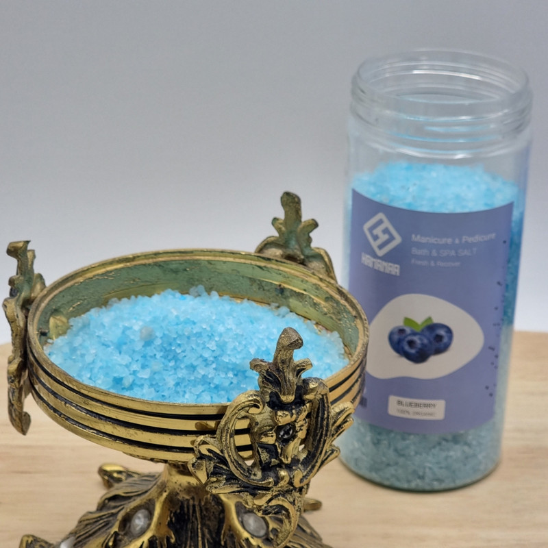 نمک حمام هامانا مدل Blueberry وزن 950 گرم