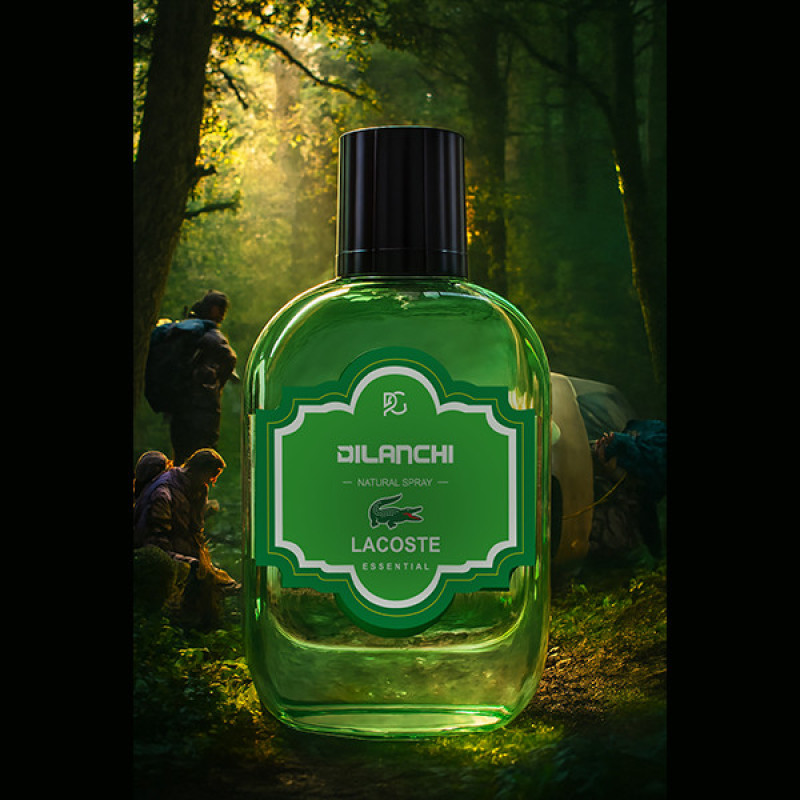 ادو پرفیوم مردانه دیلانچی مدل Lacoste Essential با رایحه معتدل حجم 50 میلی لیتر