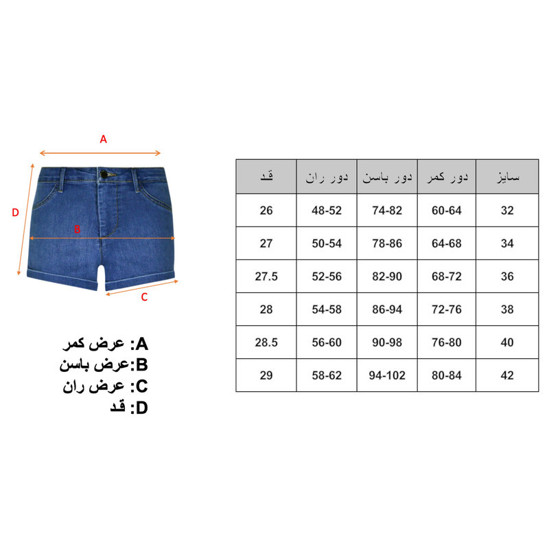 شلوارک جین زنانه تالی وایل مدل TWWSHODENEA
