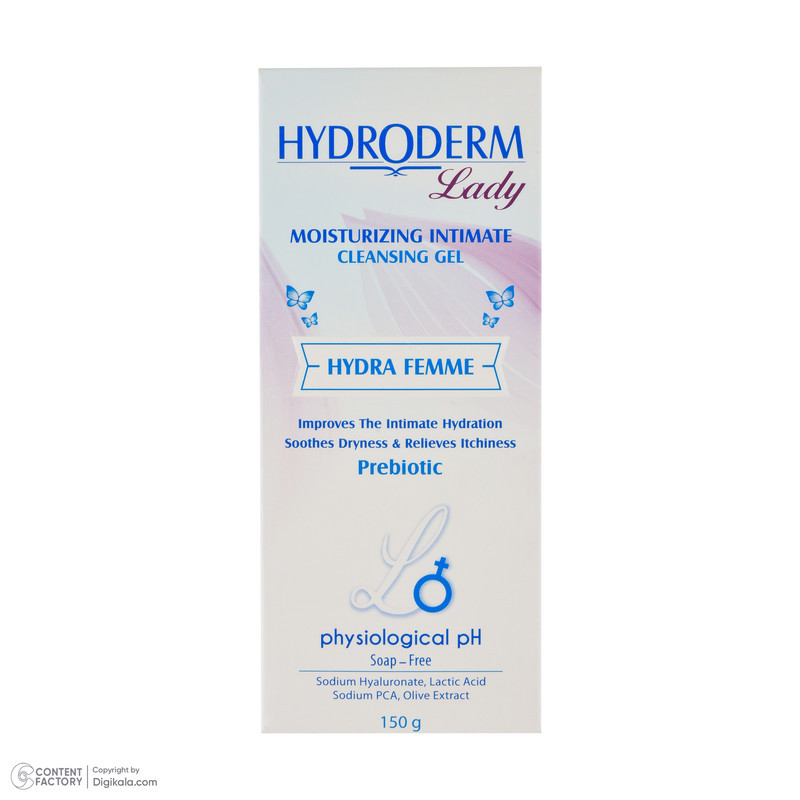 ژل بهداشتی بانوان هیدرودرم مدل Hydra Femme مقدار 150 گرم