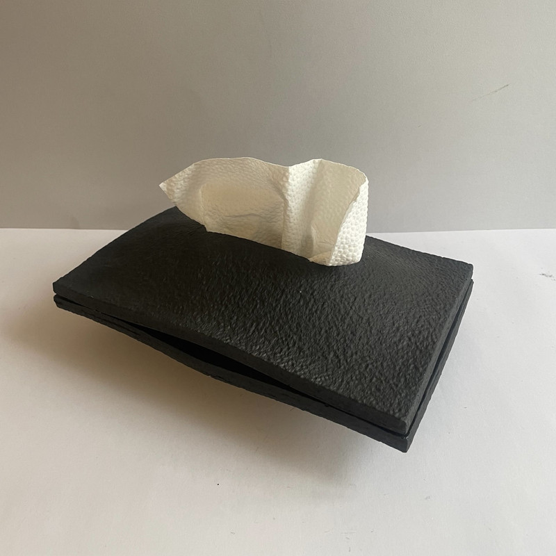 جای دستمال کاغذی مدل تکسچر طرح دو تکه