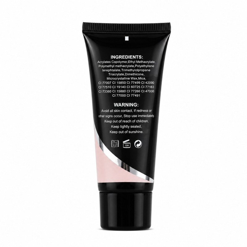 پلی ژل ناخن ار بی مدل Peach حجم 60 میلی‌لیتر رنگ هلویی