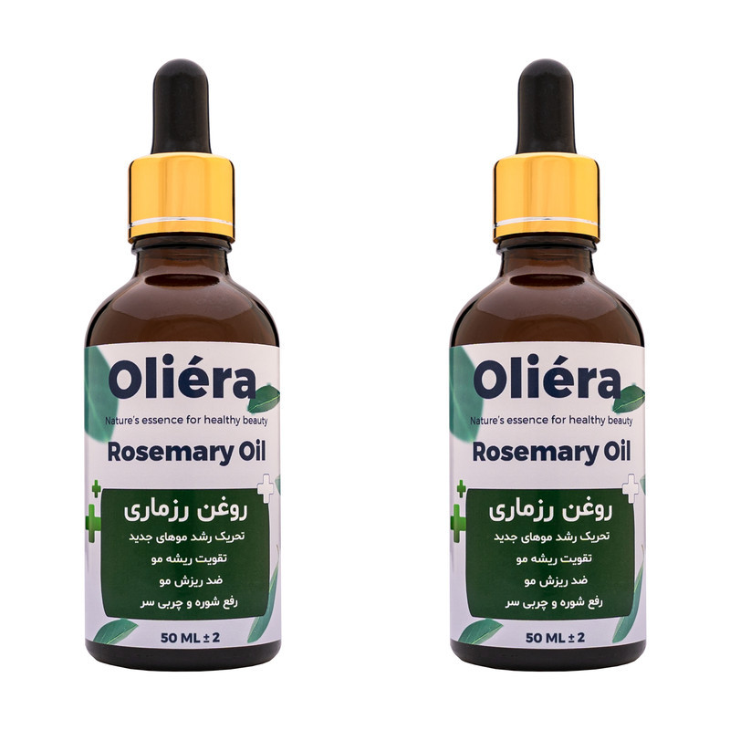 روغن مو اُلیئرا مدل رزماری کد +A حجم 50 میلی لیتر بسته 2 عددی