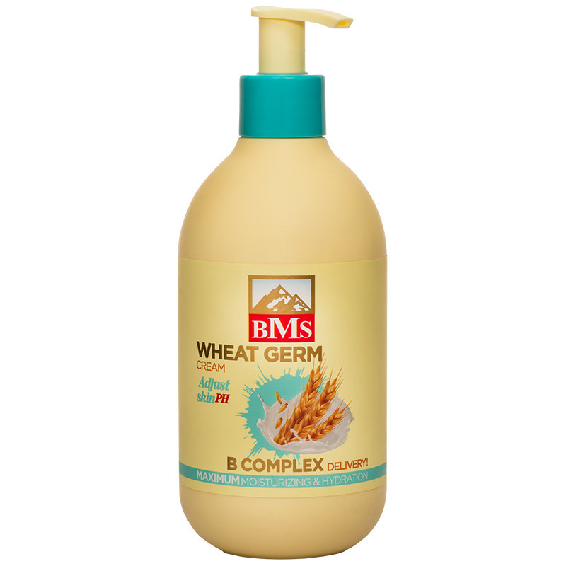 کرم مرطوب کننده بی ام اس مدل جوانه گندم حجم 300 میلی لیتر