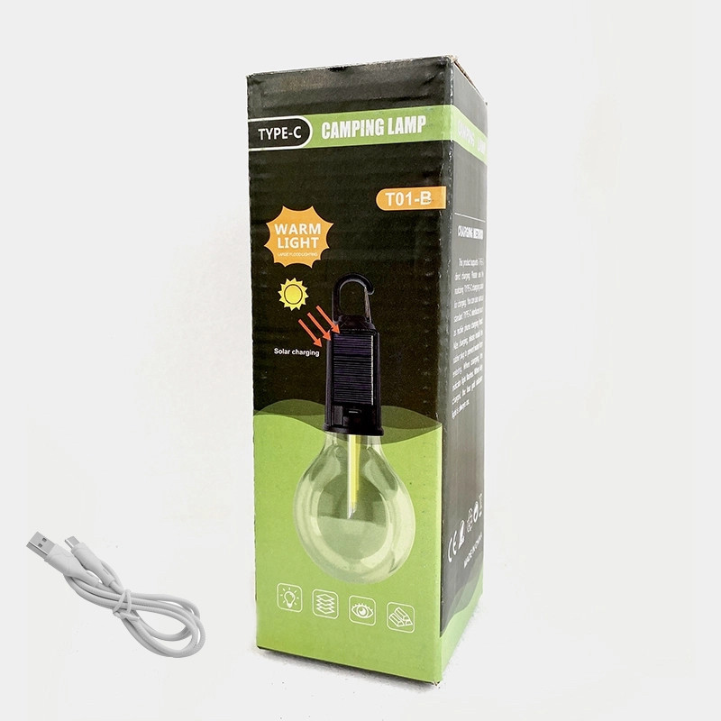 چراغ آویز چادر مدل  Solar Panel T01-B با نور آفتابی