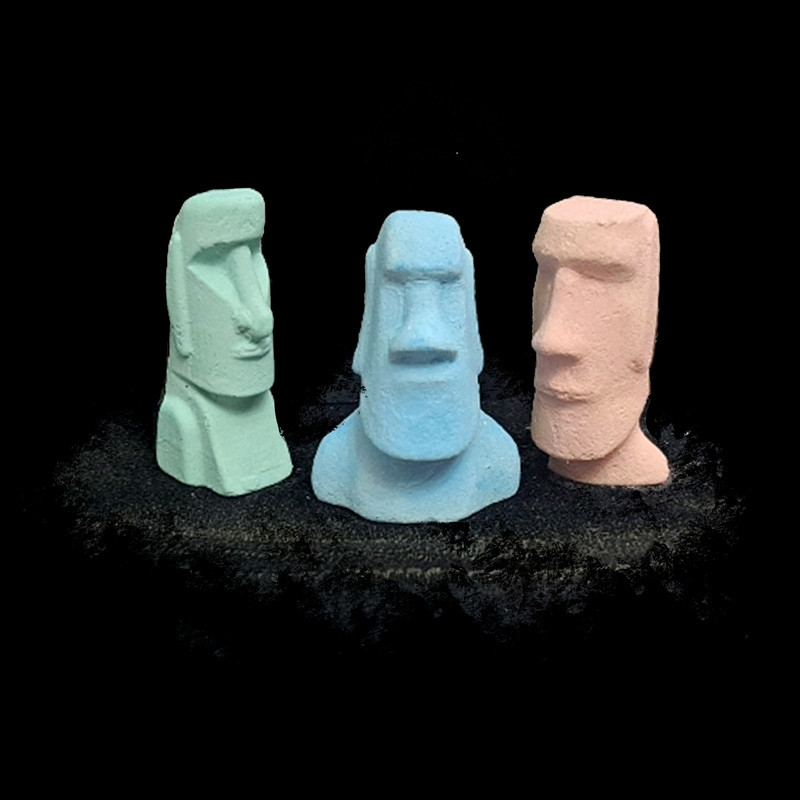 مجسمه سنگی مدل ایستر کاکاسنگی مجموعه 3 عددی