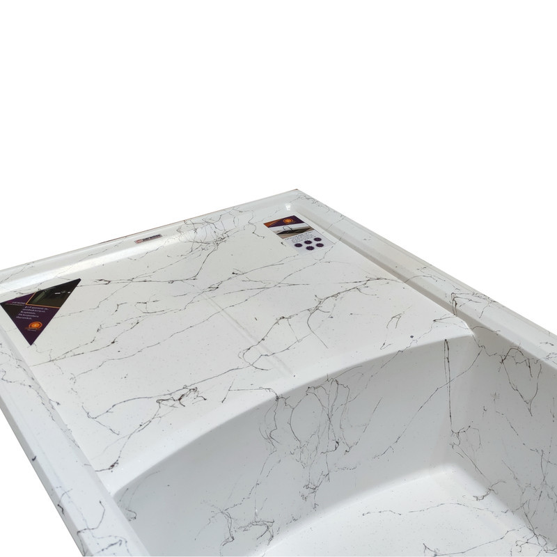 سینک ظرفشویی گرانیت توکار دو لگنه پارادایز مدل  Vincenzo-401-WBG
