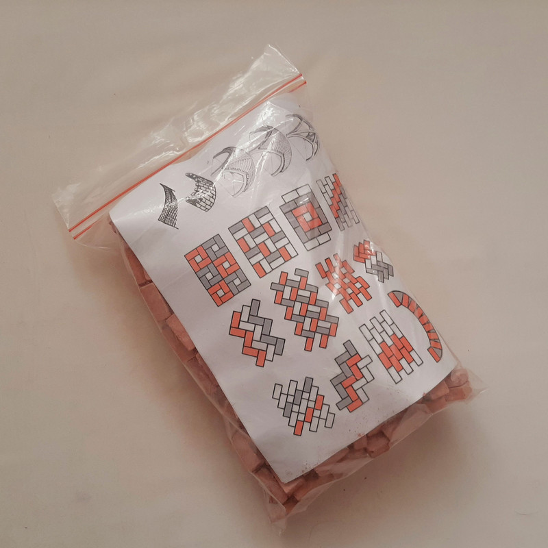 ساختنی مدل آجر مینیاتوری کد Cube 002 بسته 170 عددی