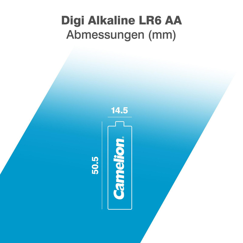 باتری قلمی کملیون مدل digi alkaline بسته 12 عددی