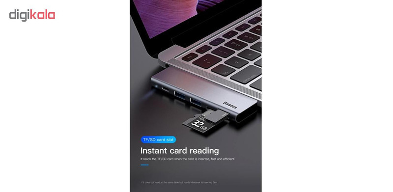 هاب 5 پورت USB-C باسئوس مدل UCN3266