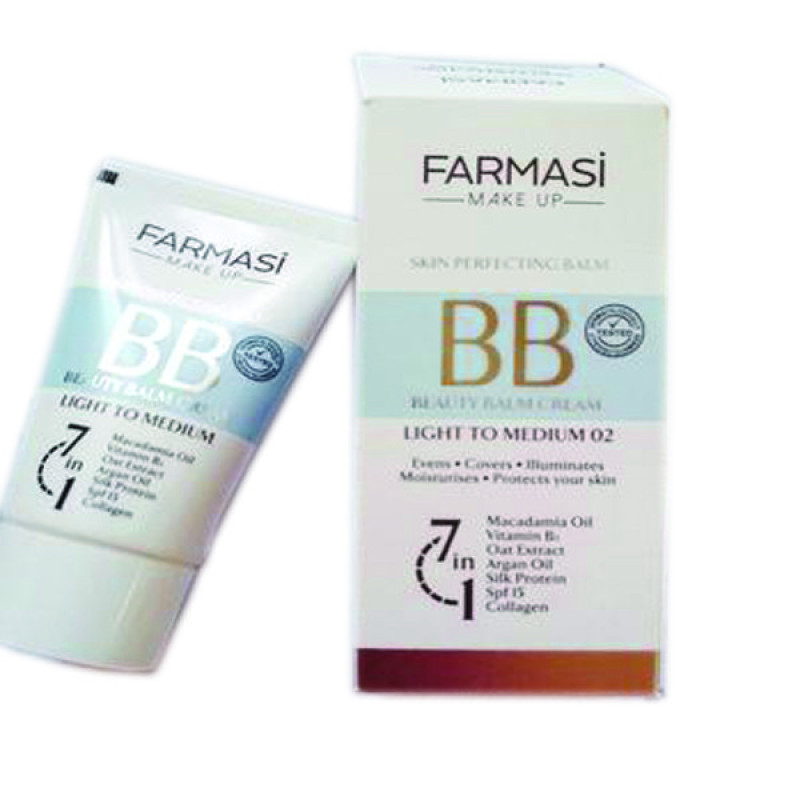 کرم پودر BB فارماسی شماره 02 حجم 50 میلی لیتر
