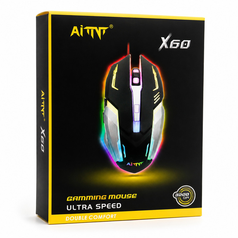 ماوس گیمینگ آی تی ان تی مدل X60-RGB