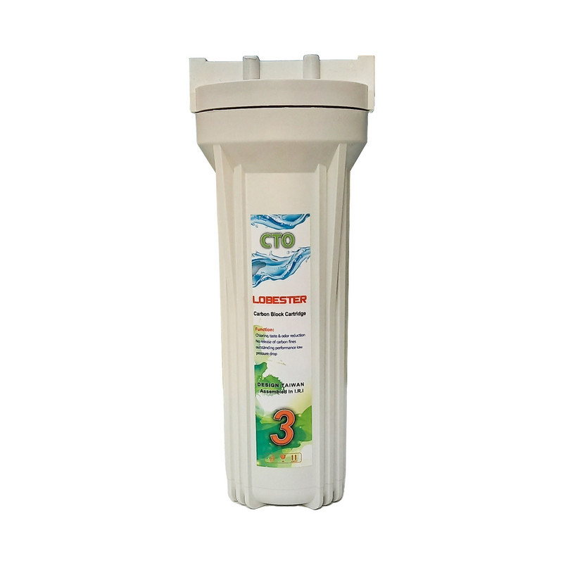 هوزینگ دستگاه تصفیه آب لابستر مدل HL-03 به همراه فیلتر دستگاه تصفیه کننده آب لابستر مدل CTO