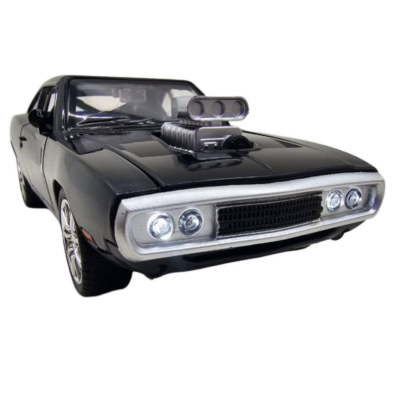 ماکت ماشین ناب سل مدل دوج چارجر 1970 پونتیاک سریع و خشن فلزی چراغدار موزیکال کد DODGE CHARGER 1970 FAST &FURIOUS SCALE 1:24