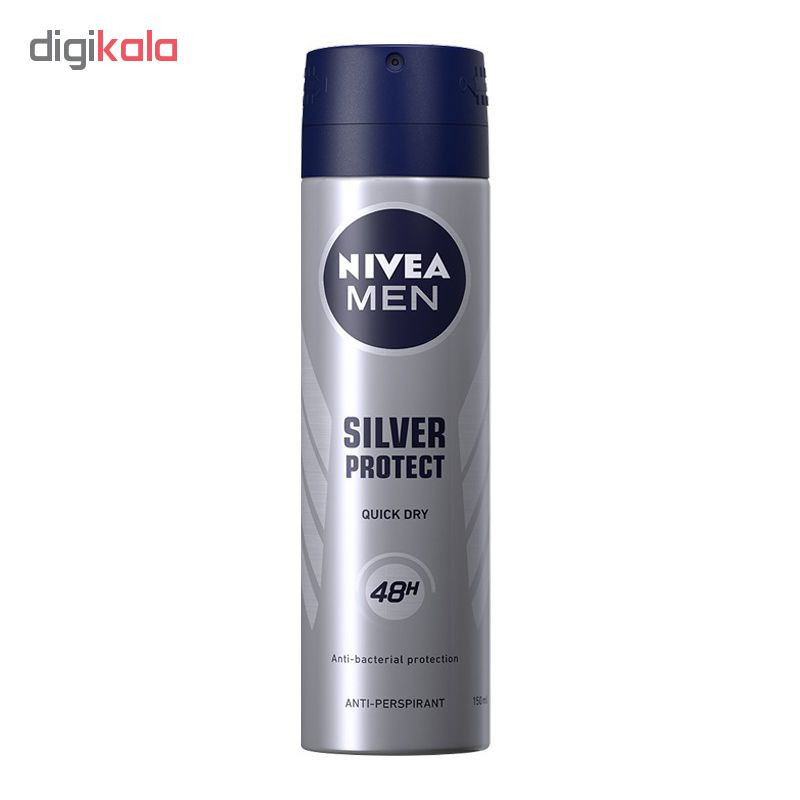 اسپری مردانه نیوآ مدل Silver Protect حجم 150 میلی لیتر
