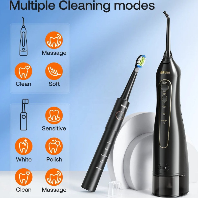 مسواک برقی بیتوی مدل Oral Care Combo E11 به همراه دستگاه شستشوی دهان و دندان