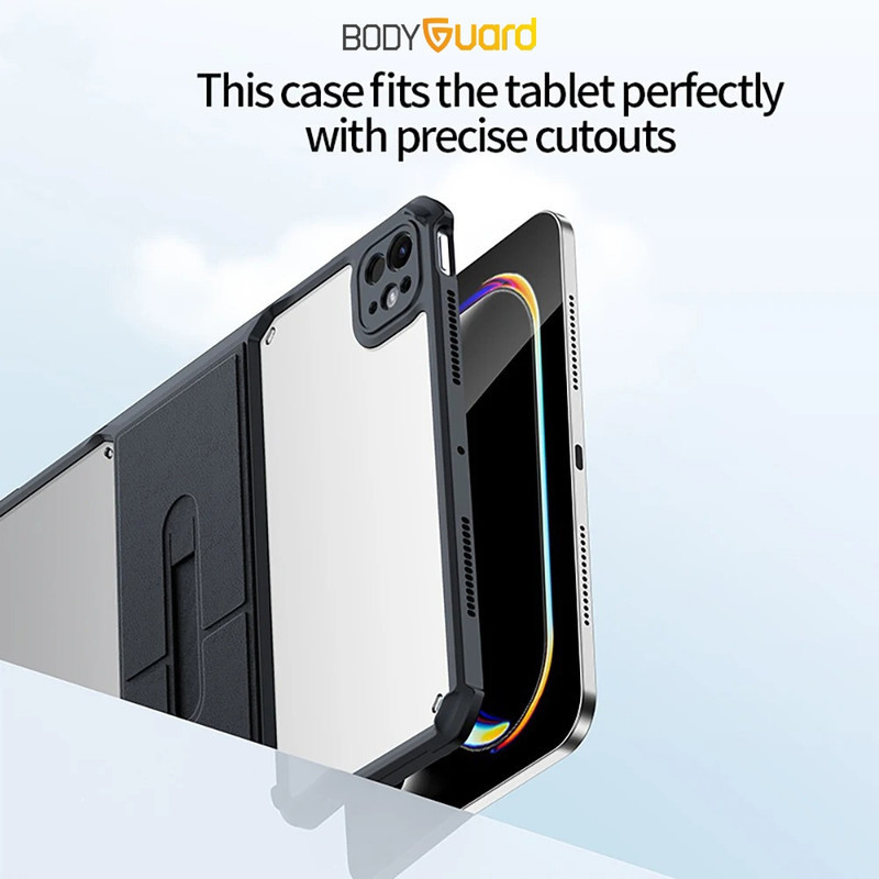 کاور بادیگارد مدل Kickstand مناسب برای تبلت اپل iPad Pro 13 inch 2024 M4  iPad Pro 13 inch 2025 M5