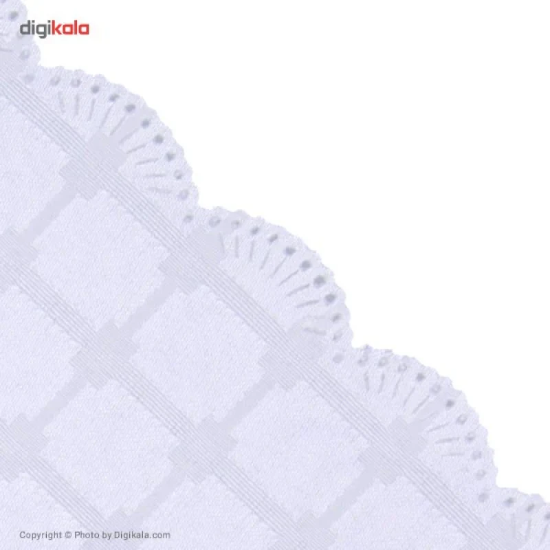 رومیزی پلی استر مستطیلی 220 × 150 رزین تاژ طرح چهارخونه