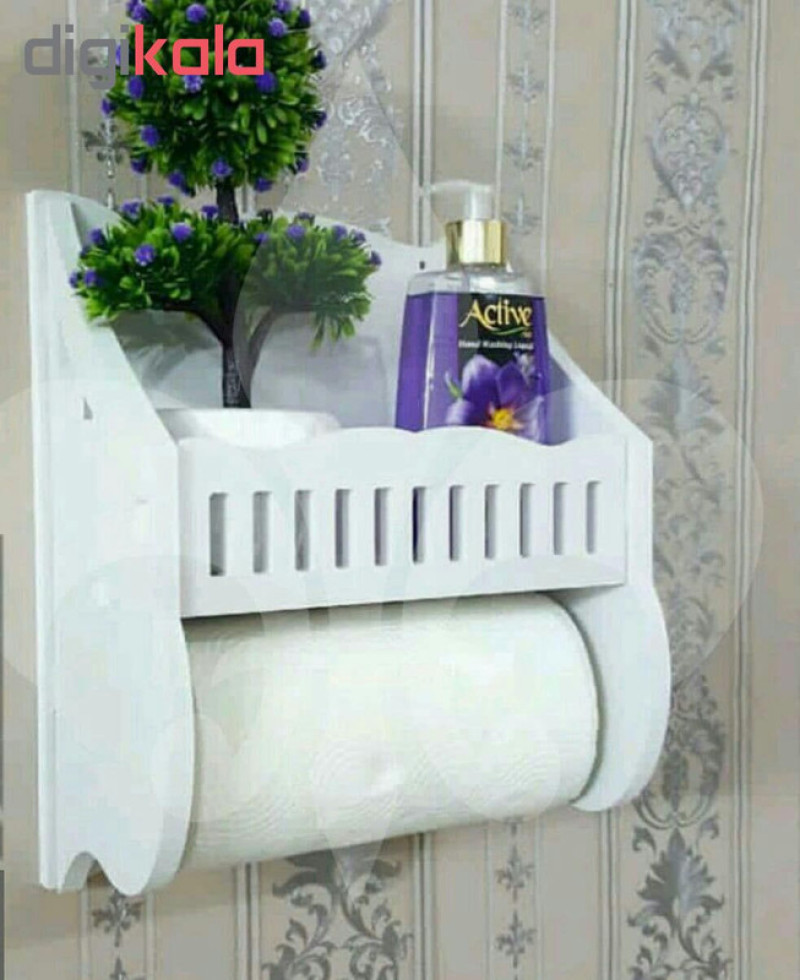 پایه رول دستمال کاغذی طرح نرده ای