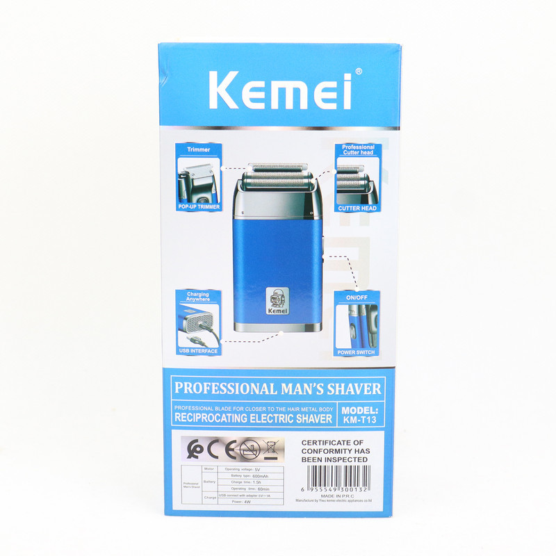 ماشین اصلاح موی صورت شارژی کیمی مدل KM-T13