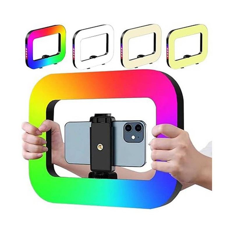 رینگ لایت مدل U200S RGB Handheld Square Ring Light with Stand