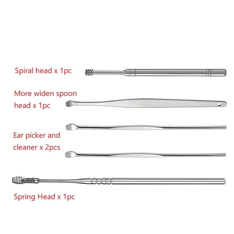 گوش پاک کن مدل MAKEUP BEAUTY TOOLS بسته 5 عددی