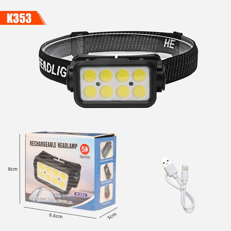 چراغ پیشانی مدل سنسوردار 5 حالته کد COB-K353