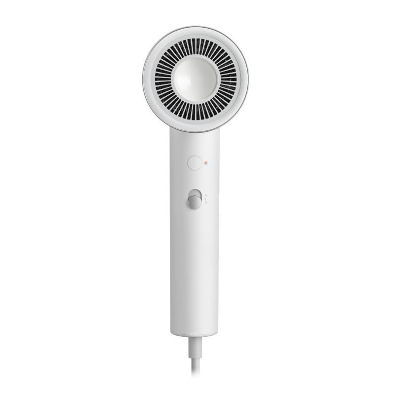 سشوار مسافرتی 1800 وات میجیا مدل Water Ion H500، موتور DC، وزن 595 گرم، دارای سری متمرکز‌کننده باریک، با قابلیت فناوری تولید یون، باد سرد