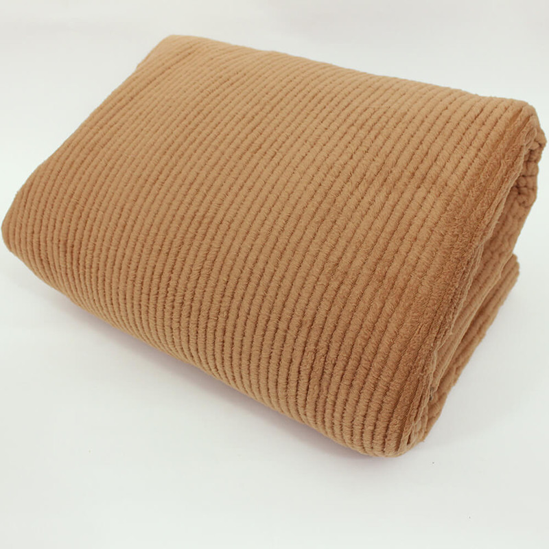 شال مبل شاران هوم مدل مخملی طرح راه راه سایز 170×170 سانتی متر