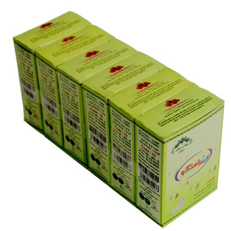 پودر موبر راستگو کد  22 وزن 120 گرم مجموعه 60 عددی