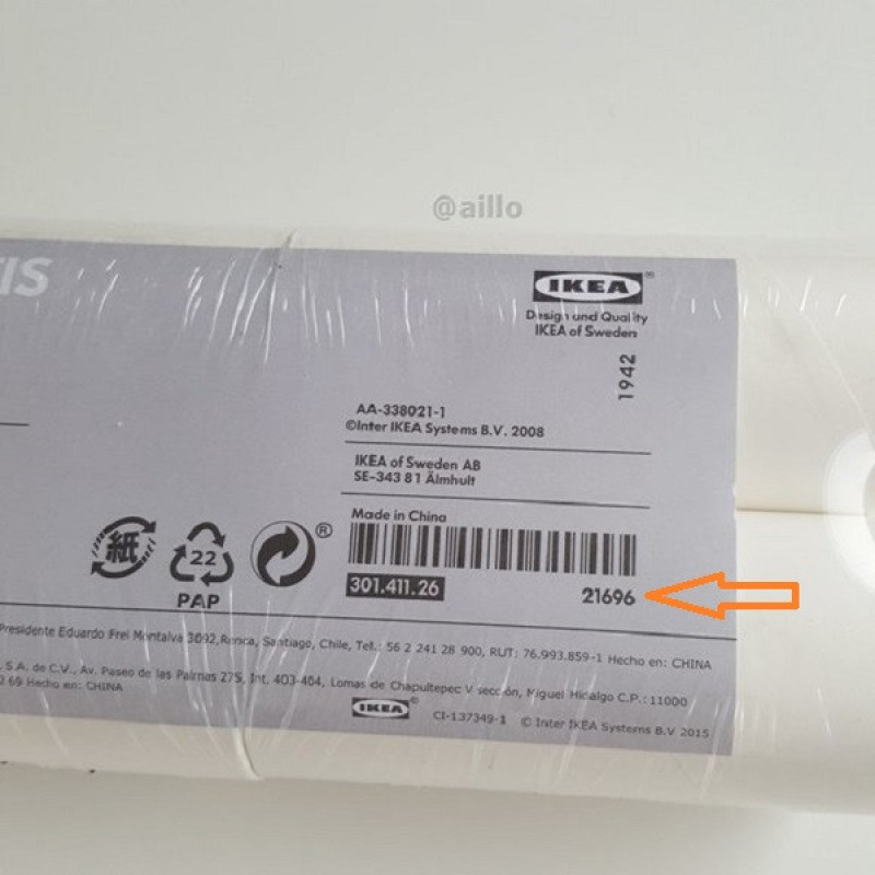 یدک پرزگیر ایکیا کد 21696 بسته 4 عددی