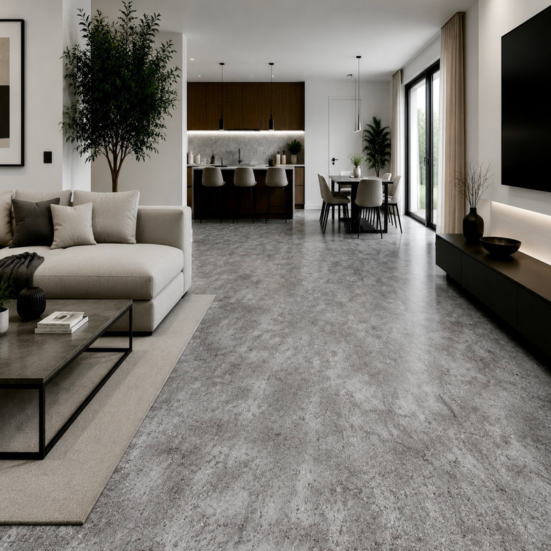 کفپوش مدل Industrial concrete 006