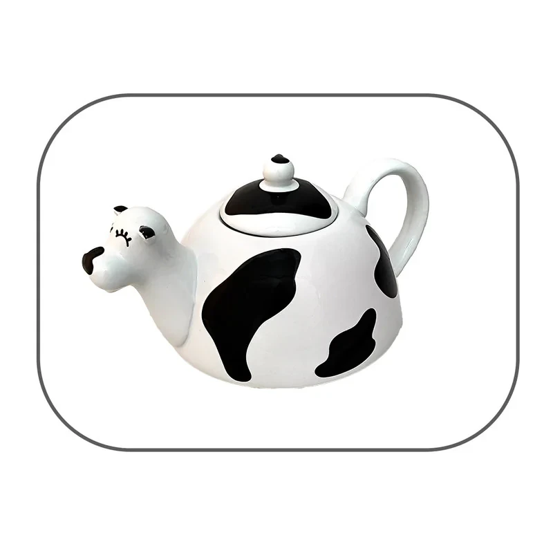 ست کتری و قوری طرح گاو