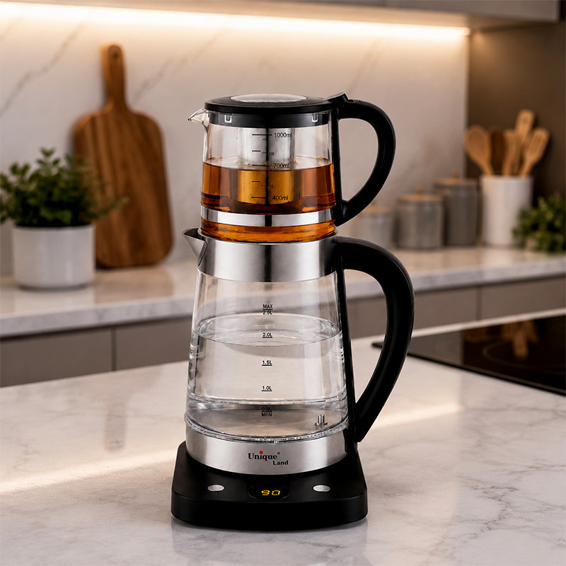 چای ساز روی هم یونیک لند مدل UN-6201