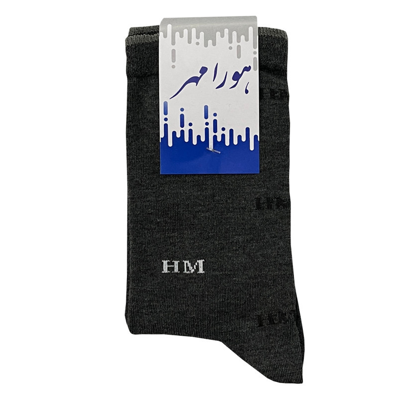 جوراب مردانه هورا مهر مدل HS-LHM06 مجموعه 6 عددی