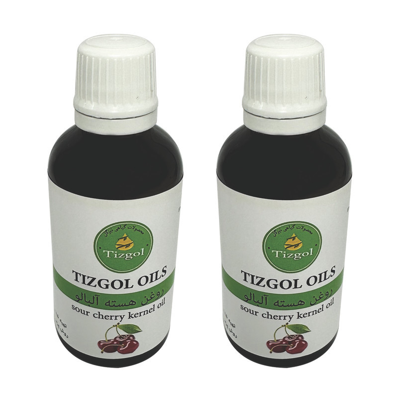 روغن هسته آلبالو تیزگل مدل 009 حجم 100 میلی لیتر بسته 2 عددی