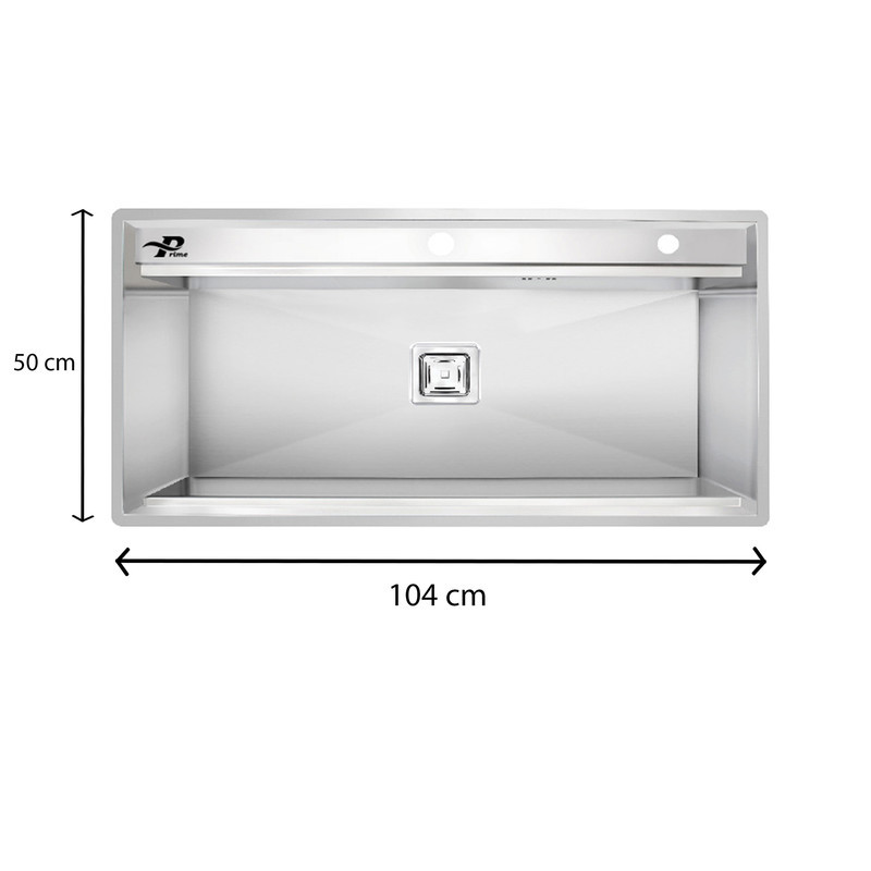 سینک ظرفشویی استیل توکار یک لگنه پرایم مدل as 1040
