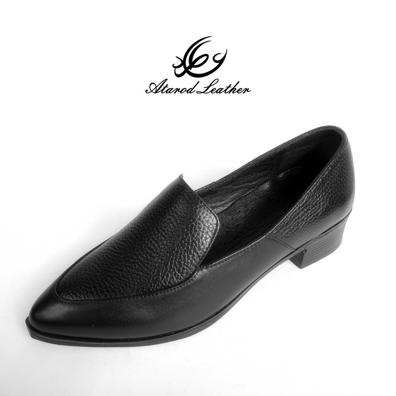 کفش زنانه چرم عطارد مدل چرم طبیعی کد SH144